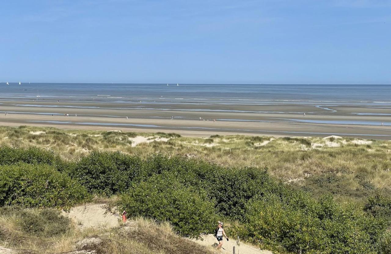 Moderne Studio Aan Het Strand In Oostduinkerke-Bad Koksijde Eksteriør bilde