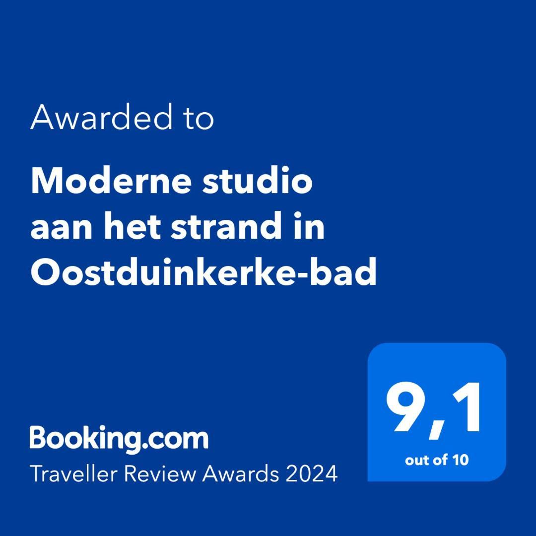 Moderne Studio Aan Het Strand In Oostduinkerke-Bad Koksijde Eksteriør bilde